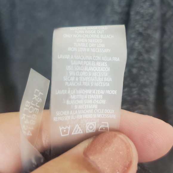 Karl Lagerfeld open front cardigan gray small - Picture 4 of 5